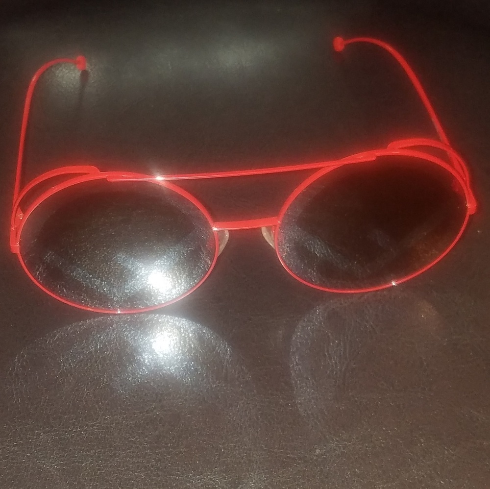 Red Fendi Aviator Sunglasses